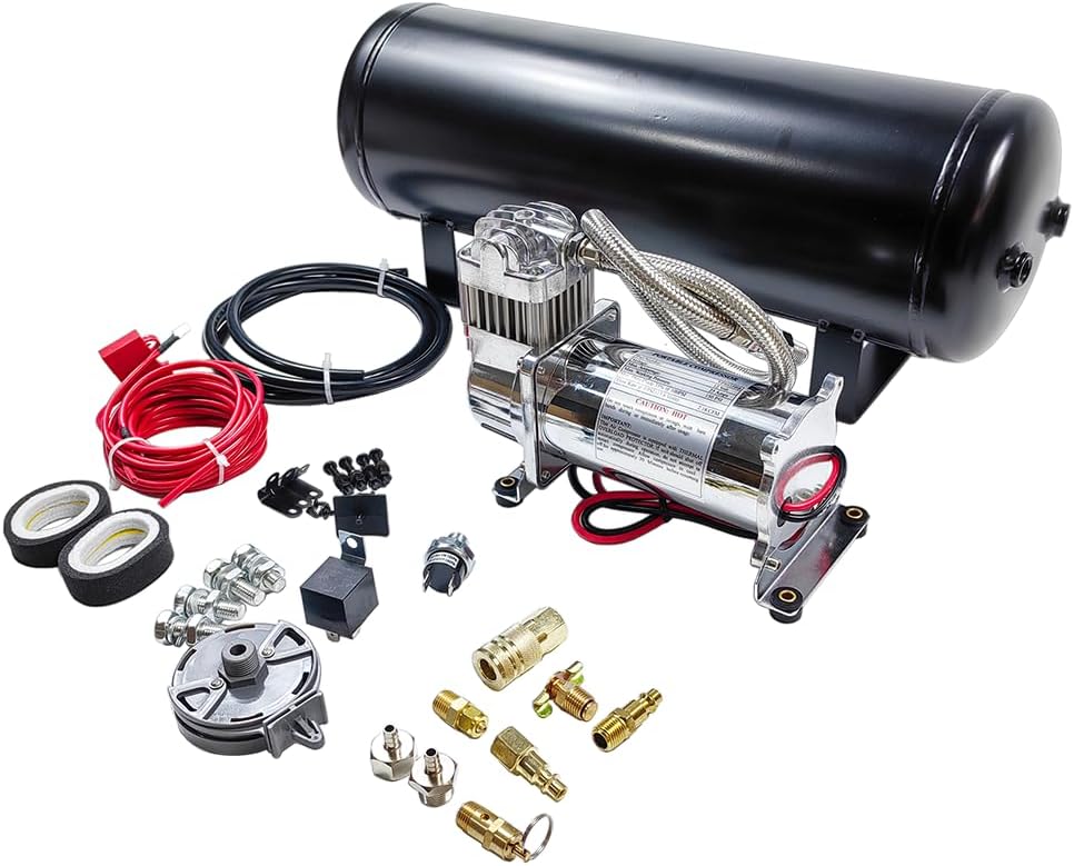 Medium Duty Onboard Air System with 2.5 Gallon Tank and Compressor