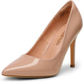 DREAM PAIRS Women's Closed Toe High Heels - Sleek 4in Pointed Pumps