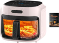 OXYSURE Glass Air Fryer 7.6QT with Transparent Fry Bowl
