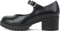 Soda Boxer-2 Kids Lug Sole Mary Jane with Adjustable Strap - Trendy
