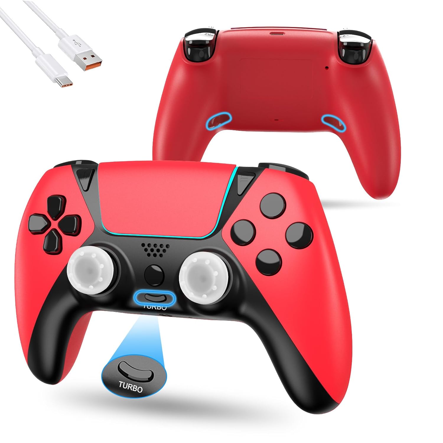 Ymir Wireless Controller: Dual Paddles, Turbo, 1200mAh