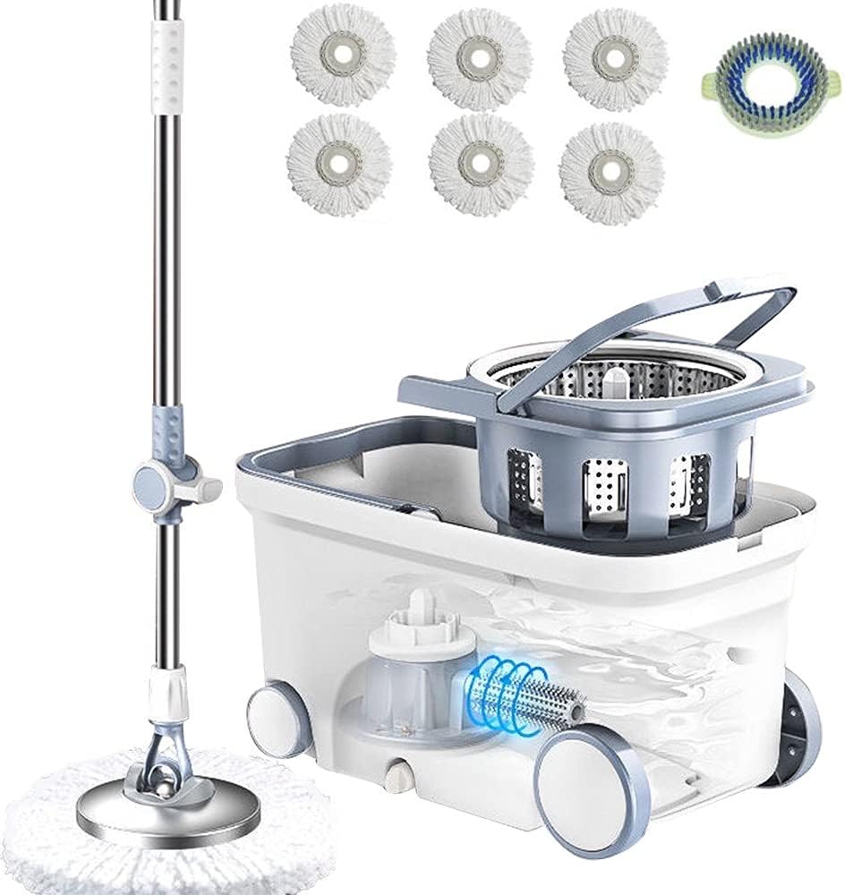 Spin Mop Bucket Deluxe 360 Cleaning System for Effortless Home Use