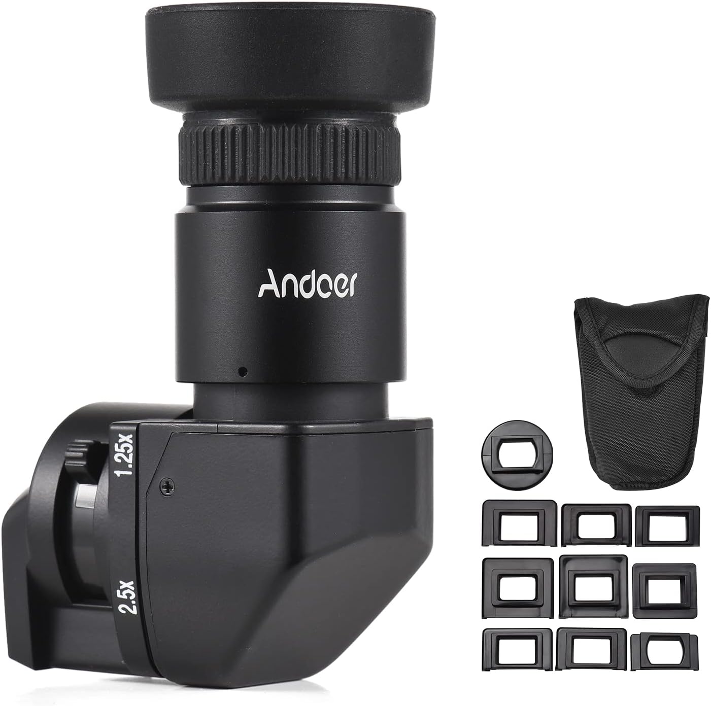 Andoer Camera Viewfinder with 1.25X/2.5X Magnification Features