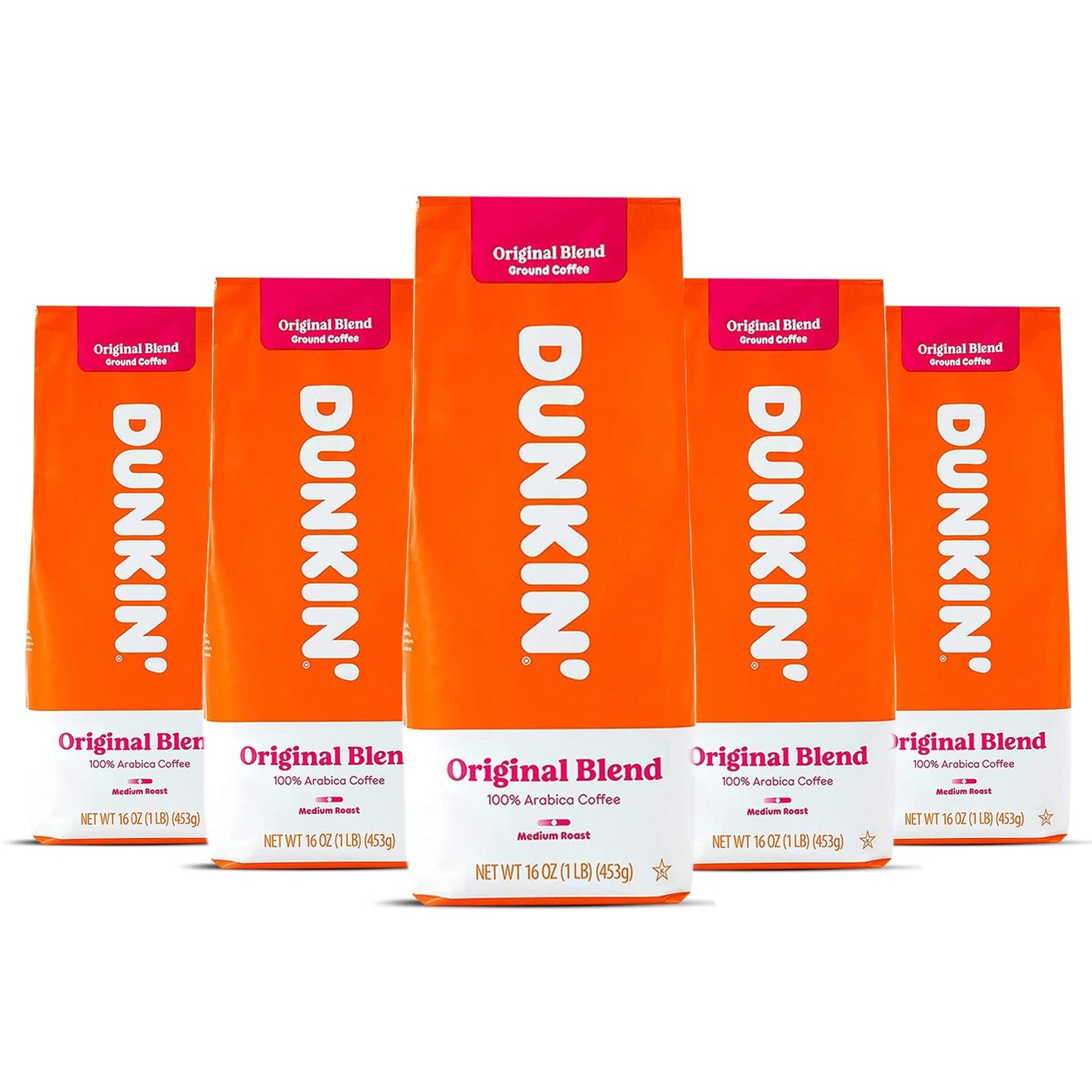 Dunkin Donuts Coffee Pack of 5 for Perfect Morning Brew