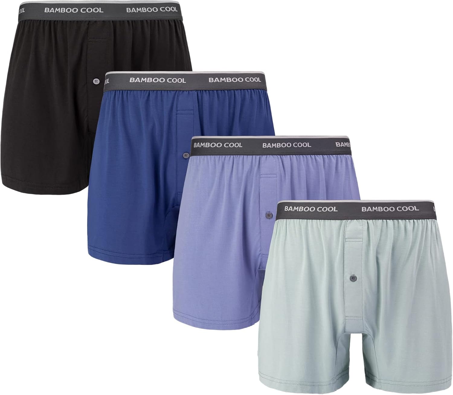 Ultra-Breathable Men's Bamboo Boxer Shorts for All-Day Comfort