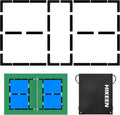 Hikeen Court Lines Marker Kit 28pcs - Anti-Slip Wind-Resistant