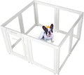 Clear Acrylic Dog Playpen - Easy Assemble Clear Play Pen for Pets