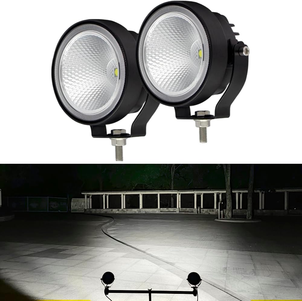 LED Round OffRoad Driving Fog Lights for UTV ATV SUV Truck