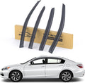 Smoke Rain Guards Fit for Honda Accord 2013-2017 - Tape-On Window