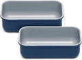1 lb Loaf Pan Duo - Non-Toxic Ceramic Non-Stick Loaf Pans Navy