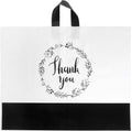 Thank You Bags with Handles 19x15 60 Pack White - Durable Retail Gift