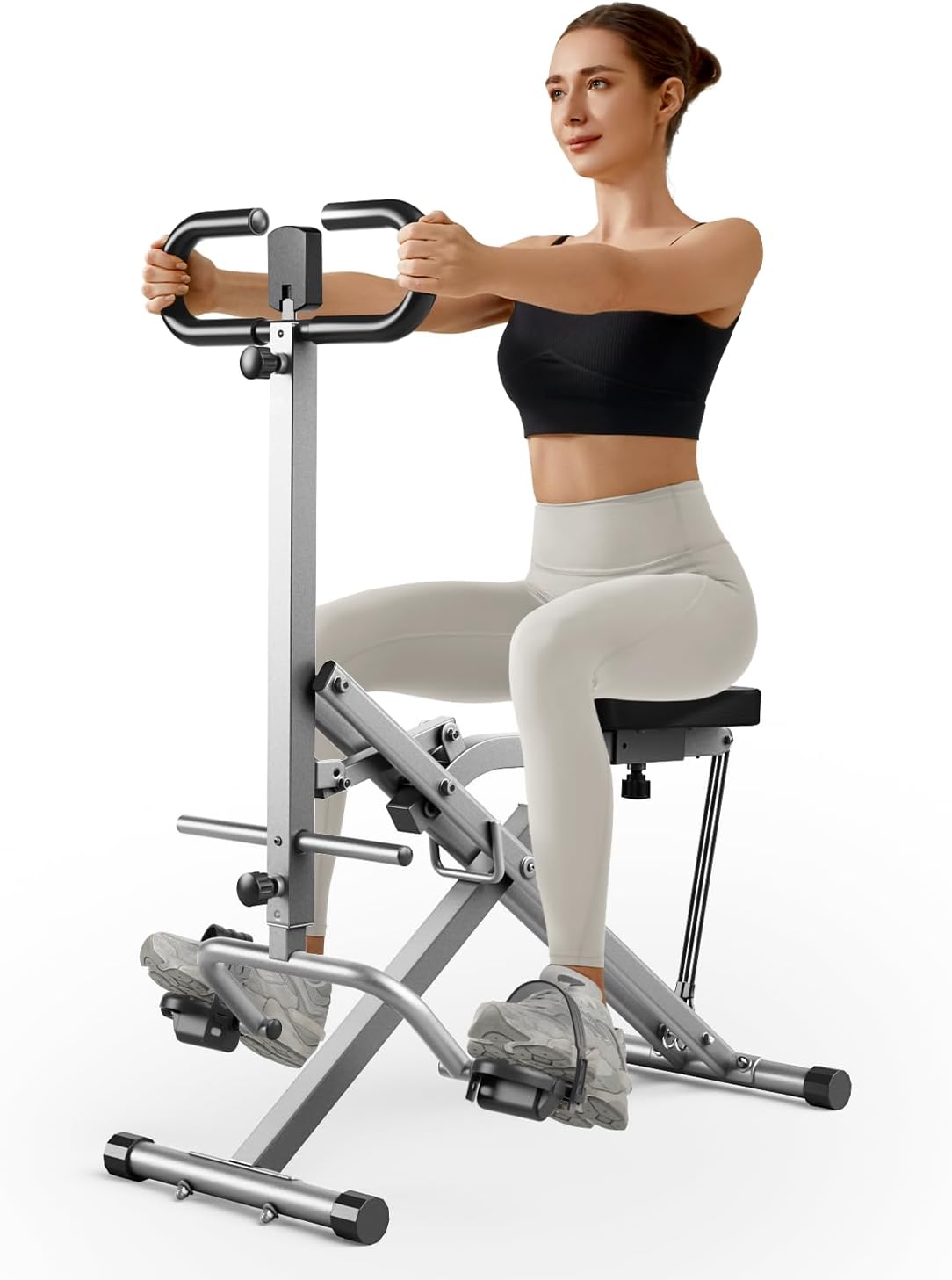 UMAY Foldable Squat Rowing Machine