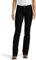 Wrangler Women's Western Mid Rise Stretch Boot Cut Jean (Style DTM2)