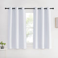 NICETOWN Room Darkening Draperies Panels Greyish White 42 x 60