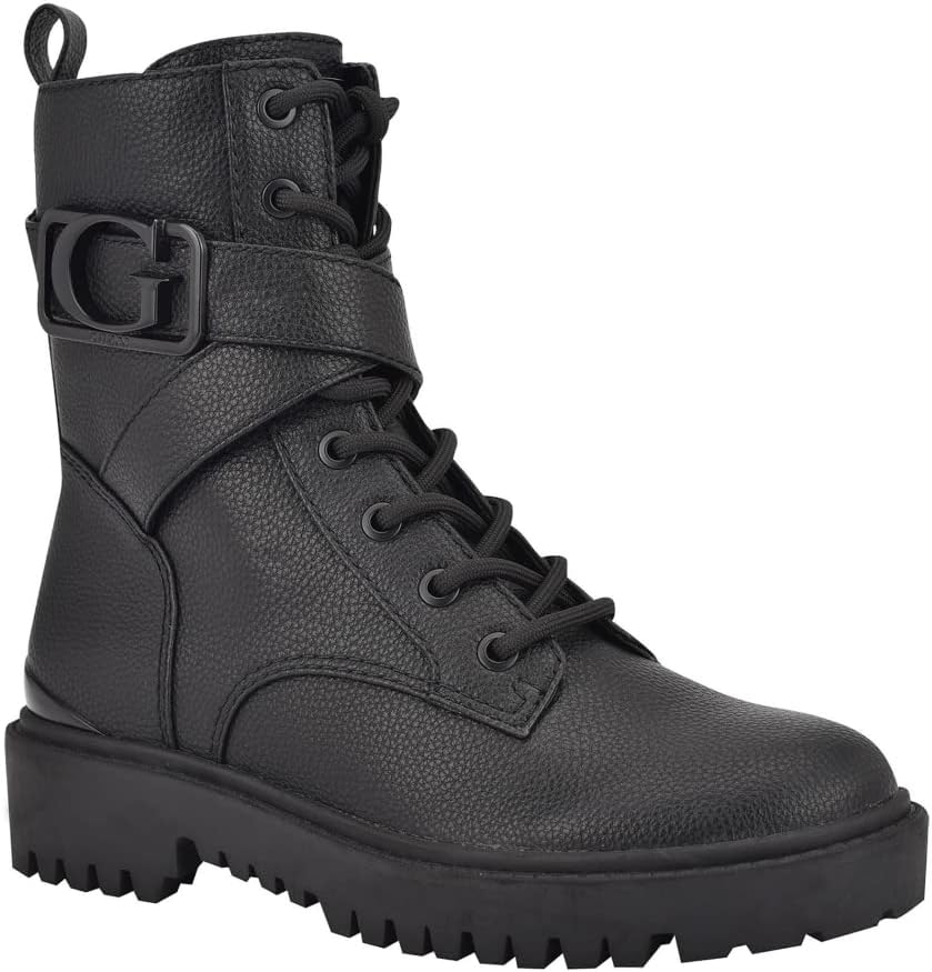 GUESS Women's Orana Combat Boot: Stylish and Durable Footwear