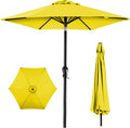 10ft Outdoor Market Patio Umbrella - Crank Tilt Yellow