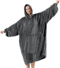 FestiCorp Extra Long Hooded Blanket - Cozy Giant Sleeve