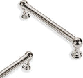 4 in Center to Center Polished Nickel Cabinet Pulls 10 Pack - Heavy