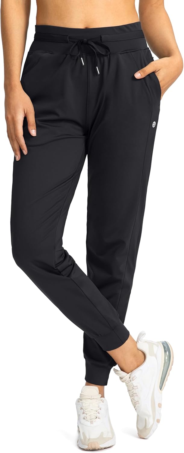 G Gradual Women's Joggers Pants with Zipper Pockets for Comfort