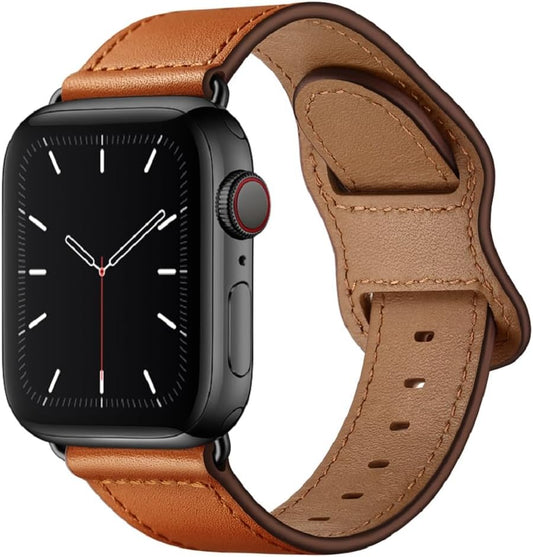 KYISGOS Genuine Leather Apple Watch Band - Ultimate Style Upgrade