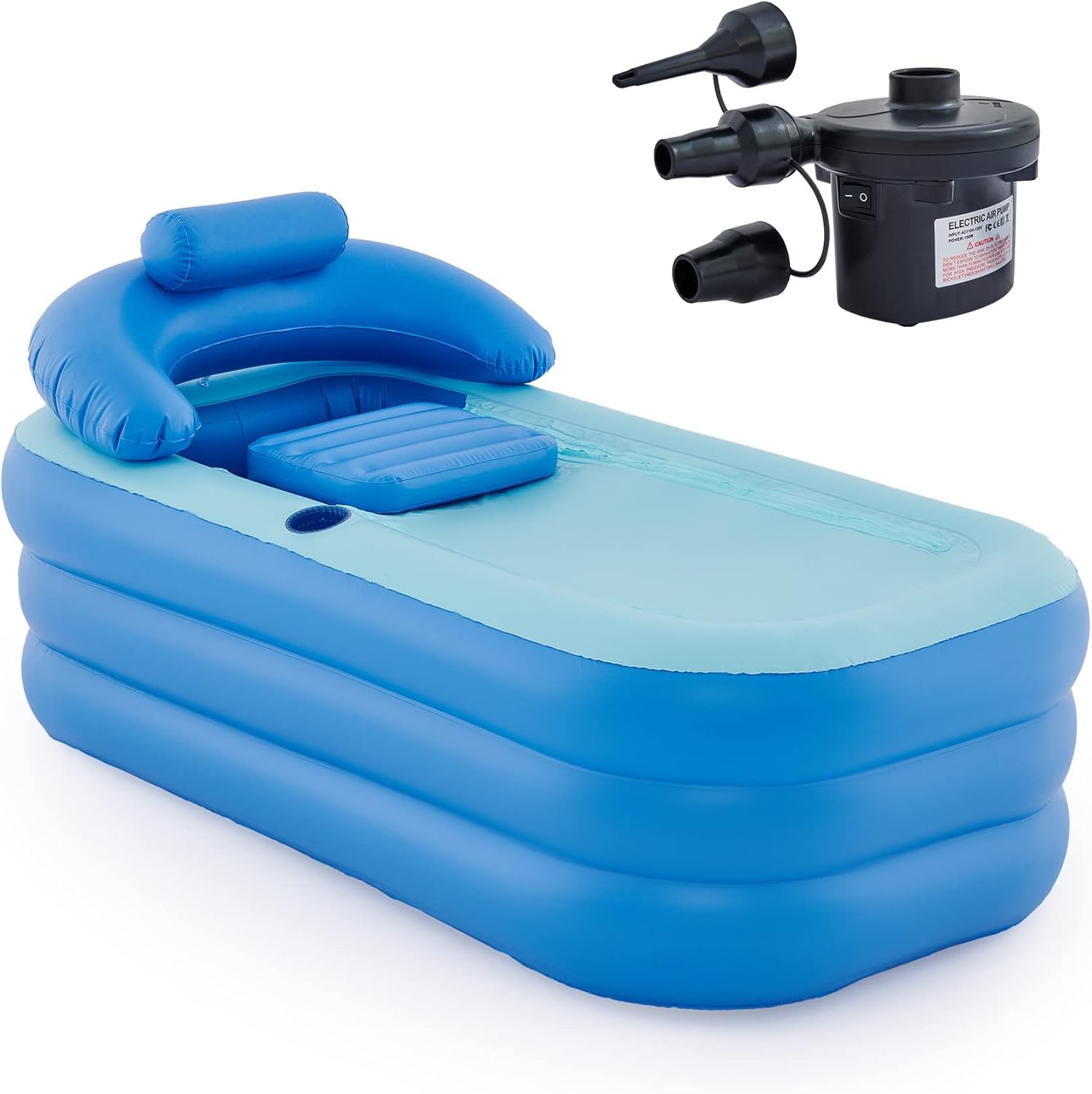 CO-Z Inflatable Adult Bath Tub for Spa-Quality Relaxation