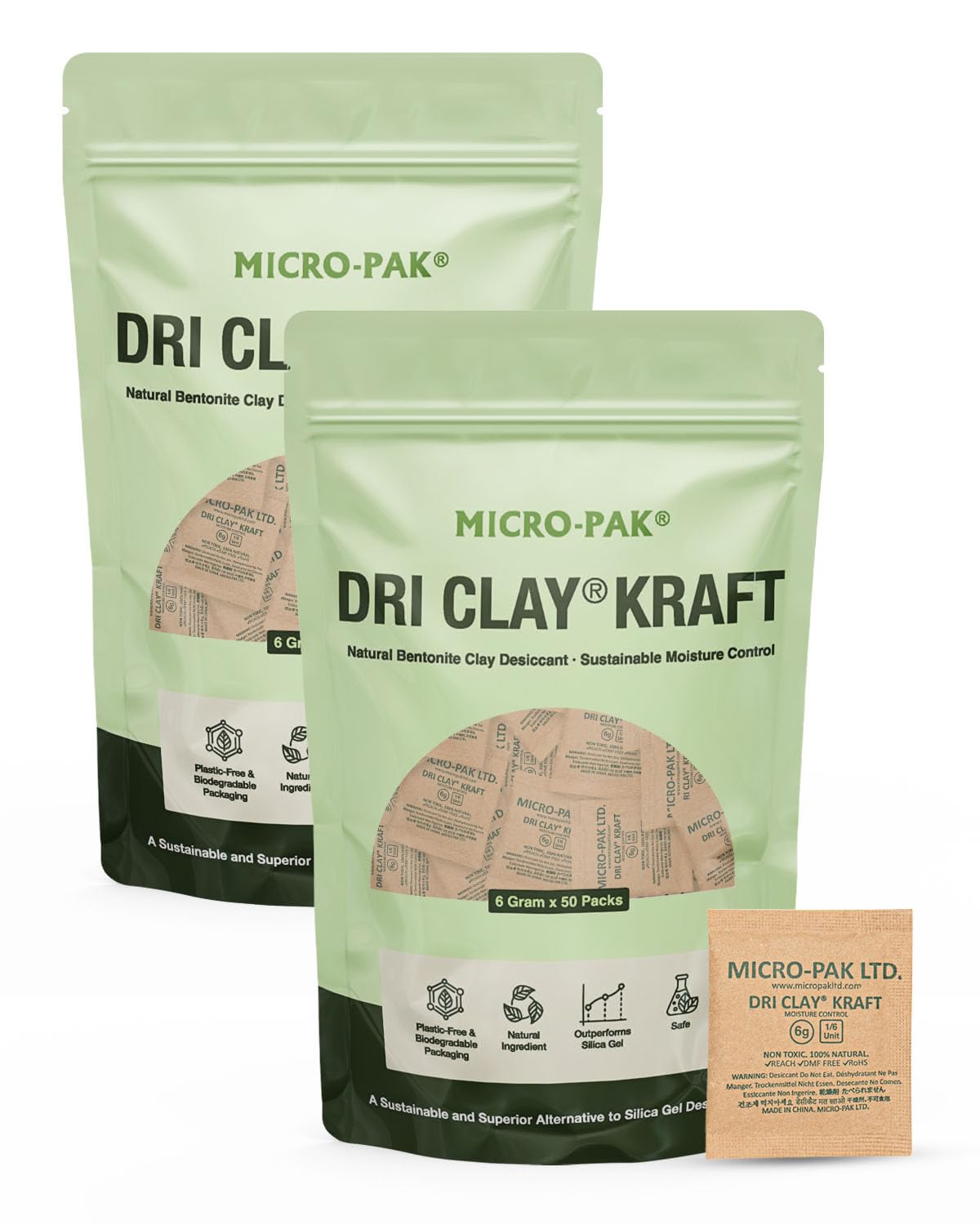 Ultimate Moisture Absorbers x100 - Micro-Pak Dri Clay