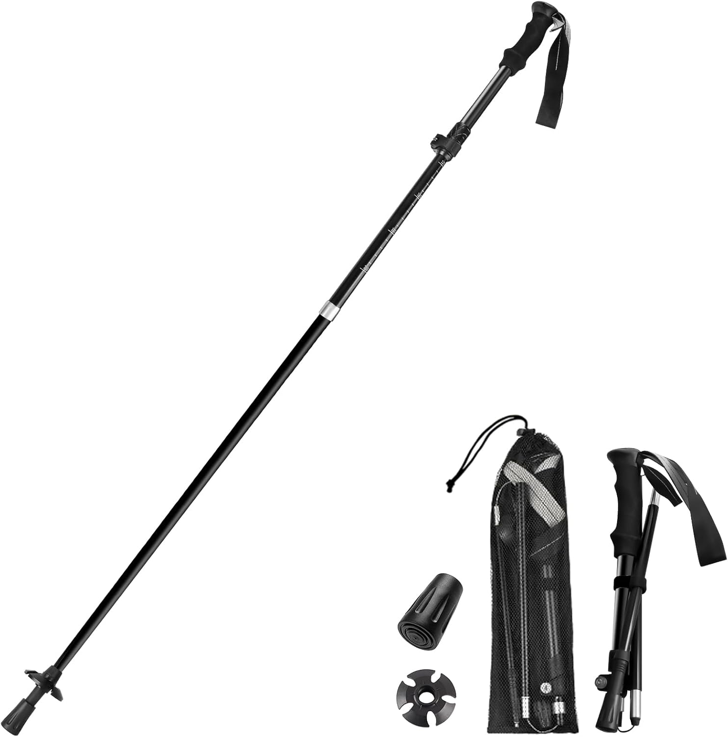 Ultralight Collapsible Hiking Poles - Easy Carry, Strong Support