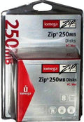Iomega Zip Disk PC/MAC Format 250MB 8/PK - Reliable Offline Backup