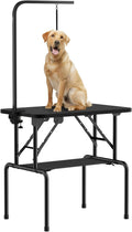 ROOMTEC 32 Inch Dog Grooming Table - Foldable Home Grooming Station