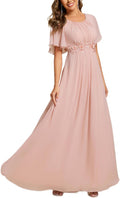 Ever-Pretty Women's Chiffon A-Line Formal Dress - Floor Length