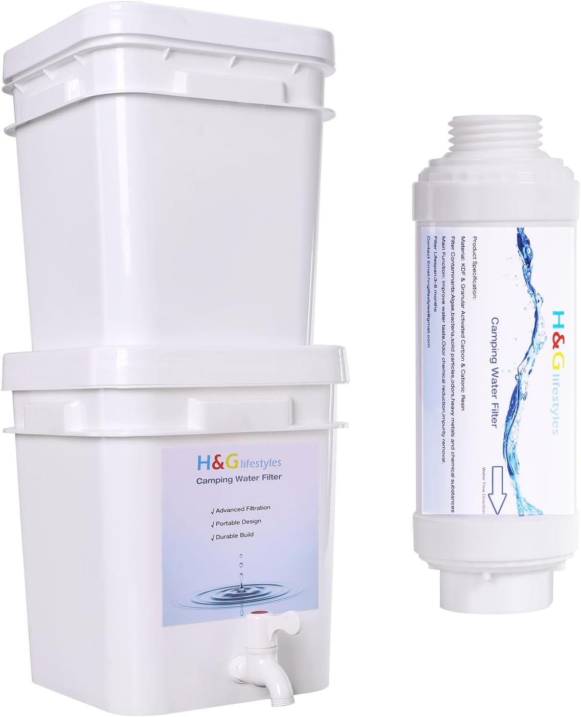 Survival Water Filtration System by H&G Lifestyles
