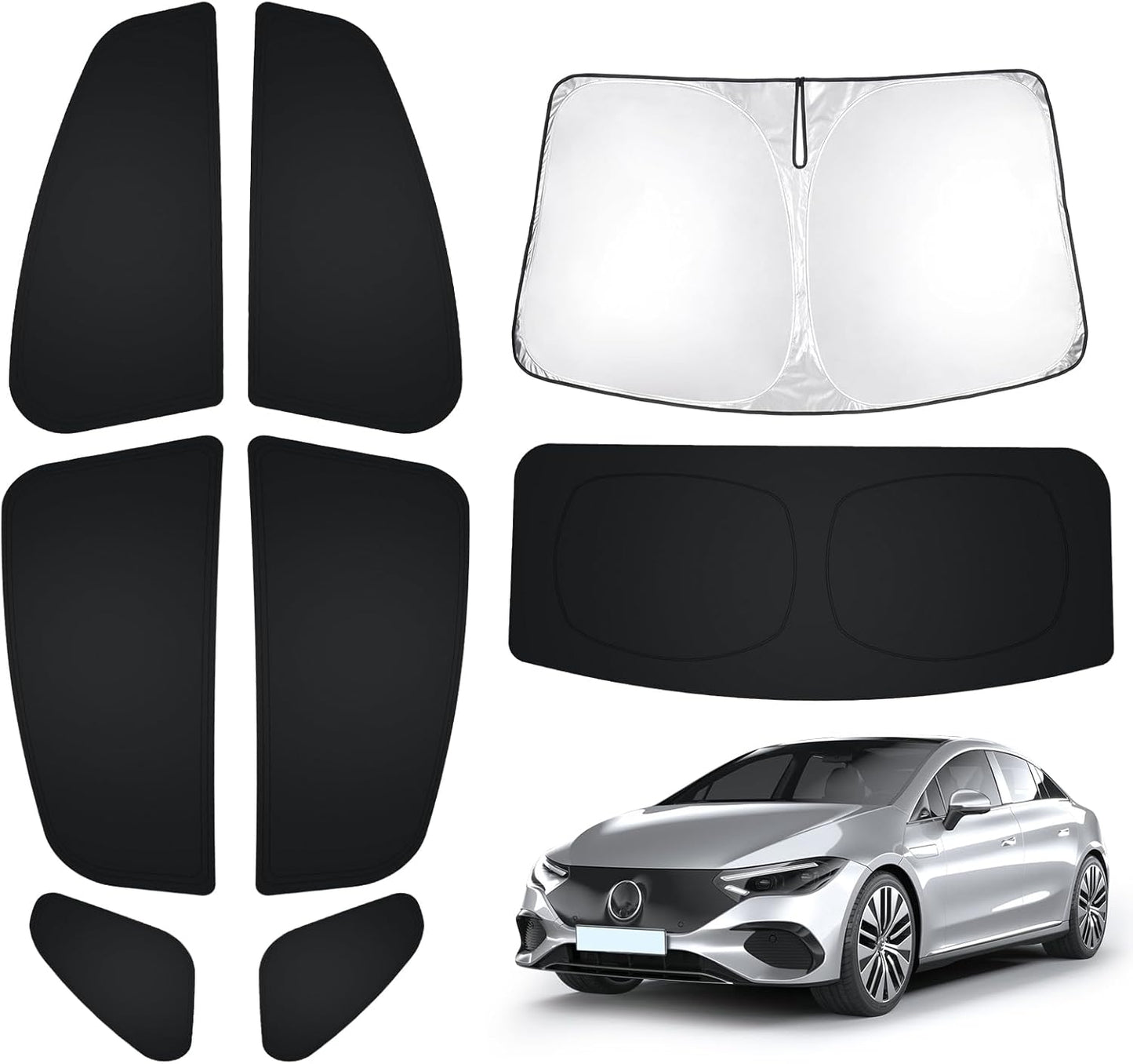 Custom Fit Sunshade for Mercedes-Benz EQE 2023-2025 - 8PCS Set