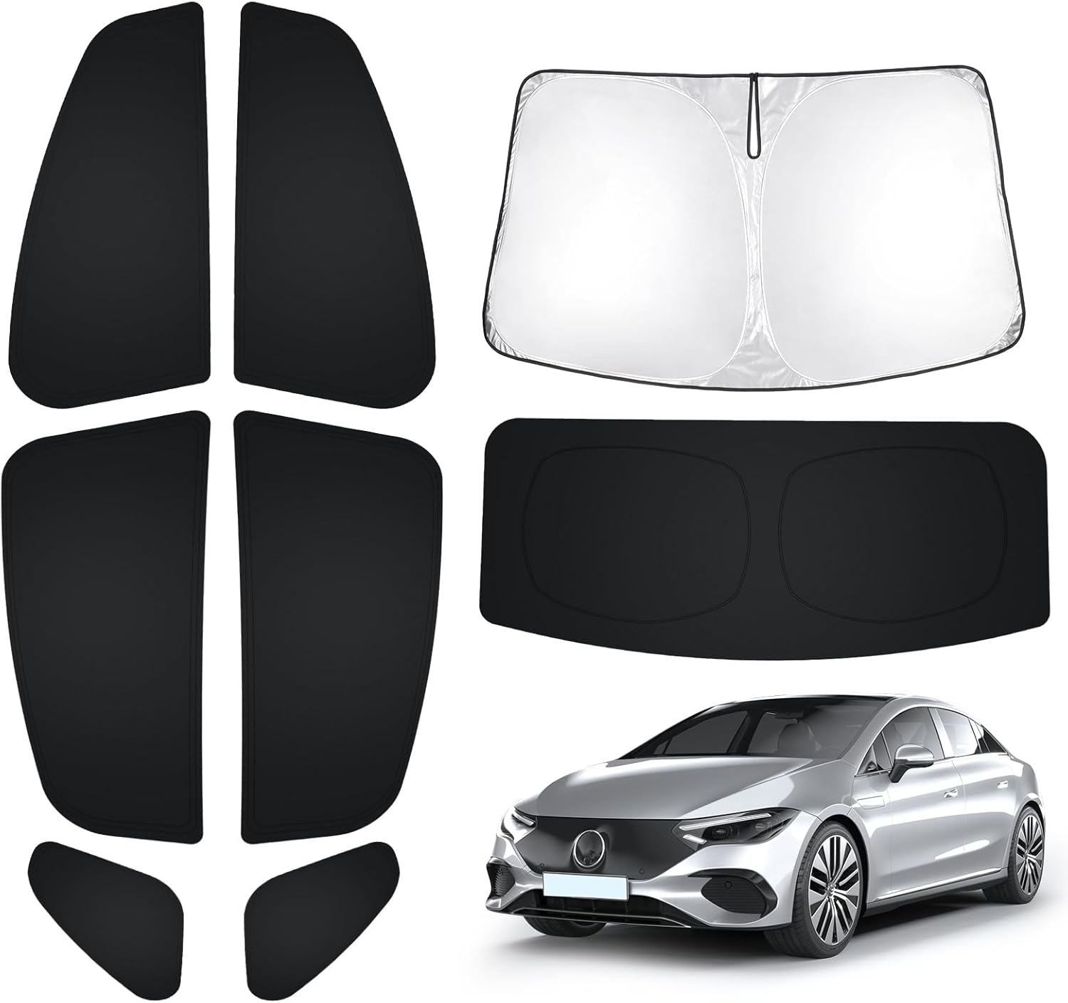 Custom Fit Sunshade for Mercedes-Benz EQE 2023-2025 - 8PCS Set