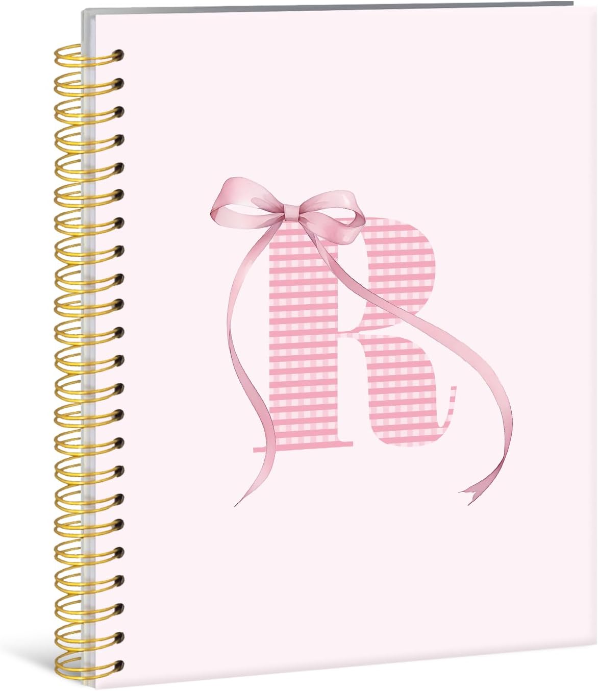 Personalized Coquette Pink Bow Notebook - Lacama