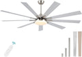 72 Inch Ceiling Fans with Lights - Large Modern Quiet Fan with Remote
