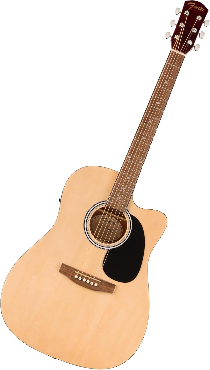 Fender FA-25CE Dreadnought Acoustic Electric Guitar for Beginners