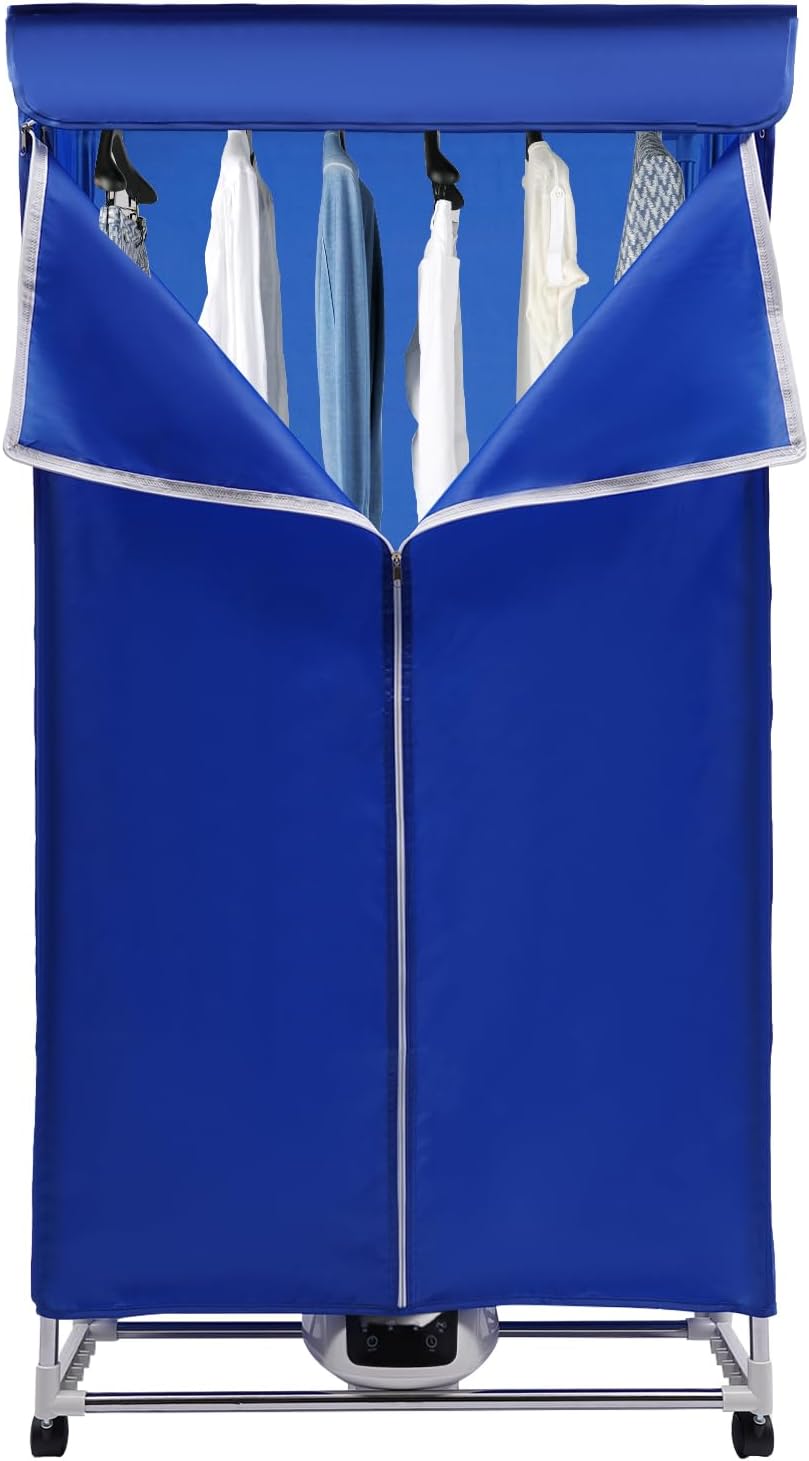Folding Touch Screen Portable Clothes Dryer - Powerful Electric Dryer for Travel