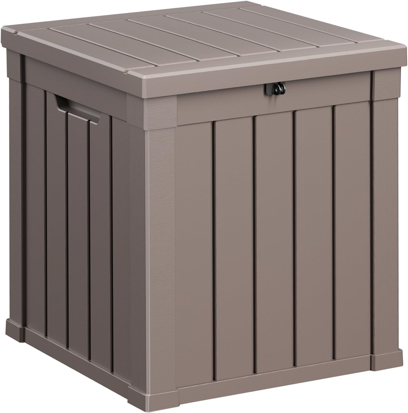 40 Gallon Resin Deck Box for Outdoor Storage and Organization