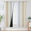 Estelar Textiler Ombre Blackout Curtains 42Wx72L 2 Panels - Full Room