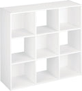 ClosetMaid 9 Cube Laminated Wood Bookcase - Stackable Storage