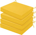 Outdoor Chair Cushions Set of 4 for Patio Furniture Comfort