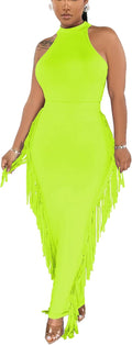 2 Piece Outfits for Women Sexy Crop Top Ruched Bodycon Maxi Dresses