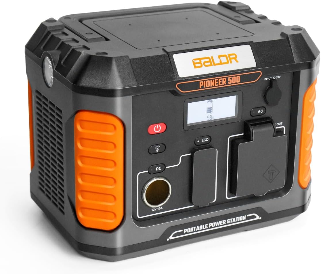 500W Portable Power Station - Home & Camping Essential