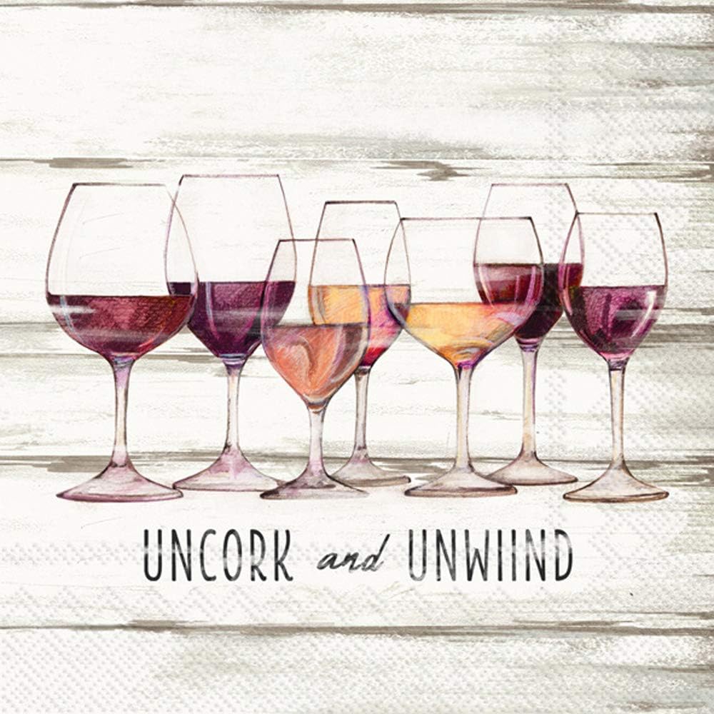 Uncork & Unwind with Boston Intl 3-Ply Napkins