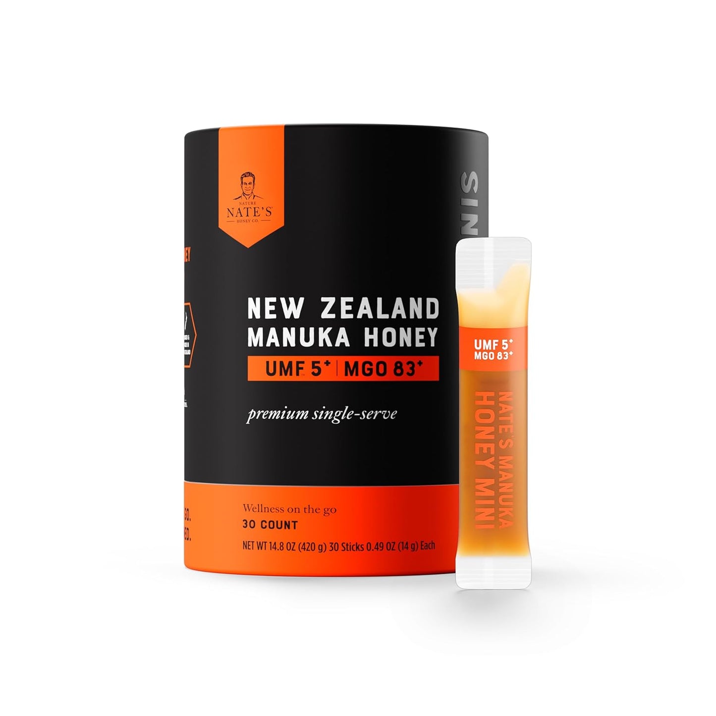 Nate's Manuka Honey Minis - Pure Wellness in Convenient Packets