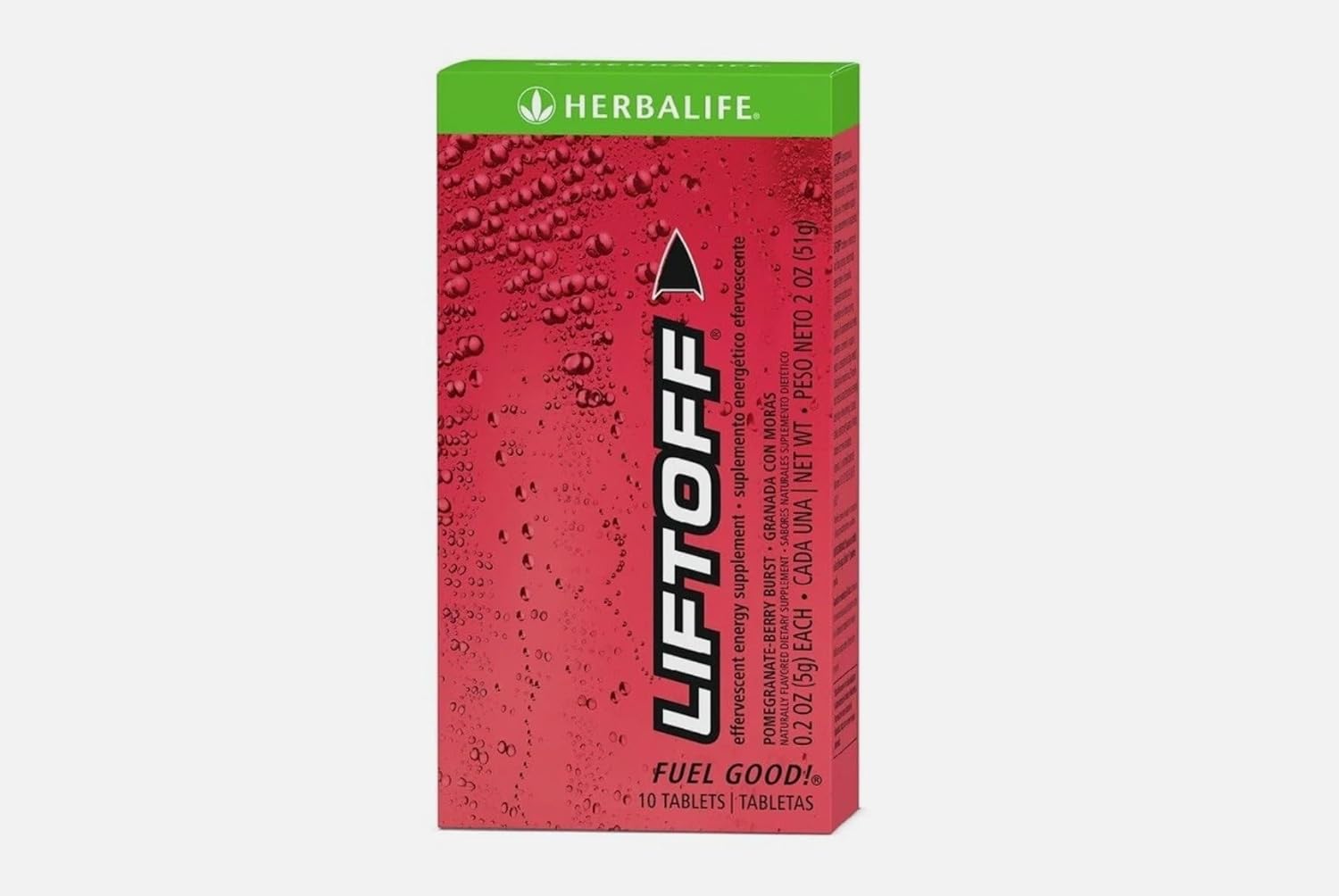 Liftoff Granada con Moras 10 Tabletas for Energy Boost