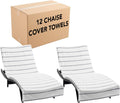 Arkwright Las Rayas Chaise Lounge Cover - Oversized Soft Cotton Cover
