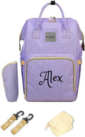 PERSONALIZED Large Diaper Bag Knapsack - Monogram Backpack for Moms