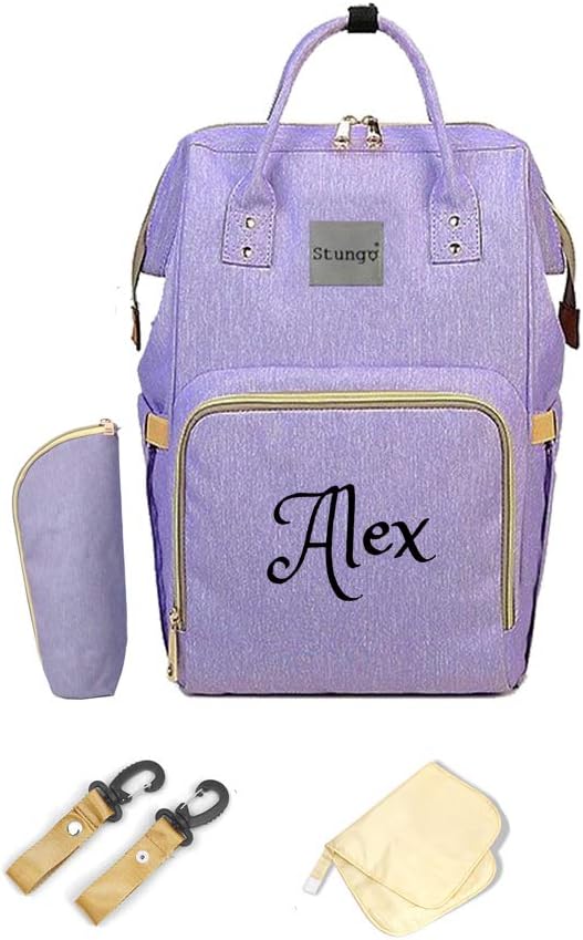 Personalized Large Diaper Bag Knapsack for Moms on the Go