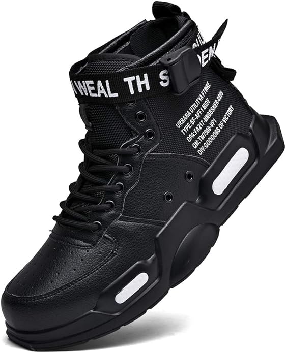 XIDISO Fashion High Top Walking Shoes for Men and Women